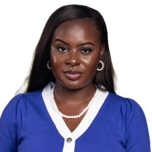 Vestido Elegante Azul y Blanco con Letras Griegas de Zeta Phi Beta para Mujer, Vestido Formal Casual de Algodón Premium con Corte Estilizado - Product Image 2