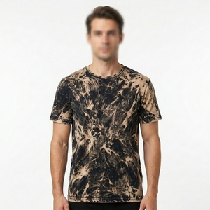 Custom <b>Logo</b> Embroidery Vintage Distressed T-Shirt with High-End Wash Finish - Product Image 2
