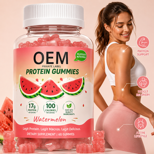 Wholesale Bulk <b>Protein</b> Gummies Food Grade Dietary Supplement High <b>Protein</b> Gummy Formula For Strength And Performance Support - Product Image 1