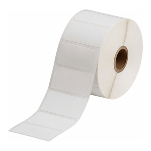 Etiquetas de Papel Adhesivas Permanentes Brady de 1 Pulgada con Núcleo Pequeño para Impresión en Laboratorios y Logística - Product Image 1
