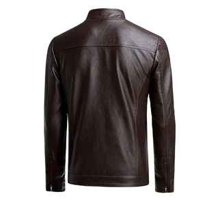 Chaqueta de Cuero para Hombre de Primera Calidad al Mejor Precio, Chaqueta de Cuero de Alta Calidad, Chaqueta de Cuero Cómoda para Invierno en Venta - Product Image 2
