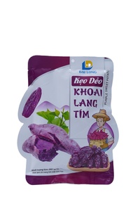 Dai Long Sweet Potato Gummy <b>Candy</b>-40% Fresh Sweet Potatoes Purple Color Cube Shape 12 Months Shelf Life Packaged in Bag - Product Image 4