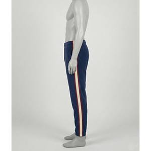 Heavyweight Fleece Flared Mid <b>Men's</b> Formal Side Stripe Track Pants Custom High Quality 100% Cotton Eco-Friendly Wide Leg Joggers - Product Image 3