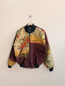 Blouson bomber bohème oversize unisexe, style ample, veste d'hiver, fermeture éclair, coupe-vent - Product Image 3