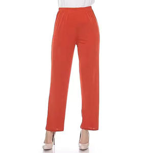 Pantalones de Yoga Largos Acampanados de Cintura Media para Mujer, Nuevo Diseño Transpirable, Levanta Glúteos, Estilo Casual Urbano de Cintura Alta para Mujer - Product Image 1