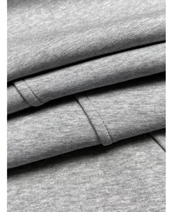 Wide Leg Casual Mid <b>Light</b> Silhouette <b>Rope</b> Drawstring French Men Super Baggy Barrel Breathable 500gsm Blank Sweatpants - Product Image 5