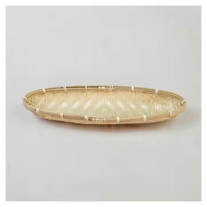 Paniers de rangement décoratifs de table de maison de restaurant en gros d'usine avec le panier en bambou tissé à la main de haute qualité - Product Image 4