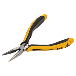 ESD-705 High Precision Needle Pointed-Nose <b>Pliers</b> ESD Safe Metric Serrated OEM Industrial Grade Chrome Vanadium Steel Fishing - Product Image 2