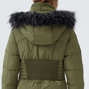 Chaquetas Acolchadas de Invierno para Mujer, Personalizadas, Impermeables, con Diseño Moderno, Ropa Larga, Chaqueta Acolchada OEM para Mujer - Product Image 5