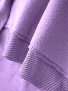 Custom Logo Purple Hoodie 100% Cotton Fleece Unisex Regular Fit Casual Autumn Wear Heat Transfer Printed made in bangladesh - Product Image 3