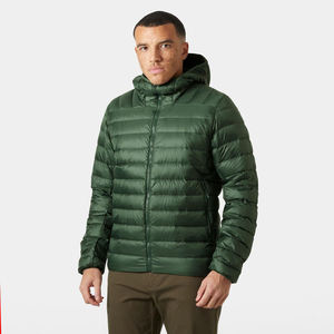 Veste matelassée haut de gamme pour homme, manteau chaud d'hiver à capuche, veste matelassée streetwear personnalisée OEM pour homme, veste d'hiver noire à capuche - Product Image 3