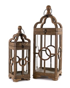 Lanterne en bois naturel, écologique, rustique, faite à la main, éclairage suspendu pour la maison, le jardin, les mariages, les restaurants, les hôtels, les patios, les festivals - Product Image 6