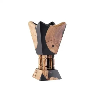 Brûleur d'encens en bois et résine FAIZA CRAFT - Encens indien aromatique et écologique - Diffuseur de parfum d'intérieur multi-régional - Product Image 4