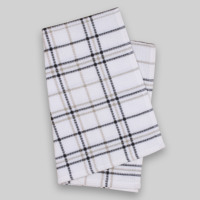 Serviette de cuisine à rayures tissées 100% coton, confort doux, absorption rapide et séchage, serviette de nettoyage écologique multi-usages