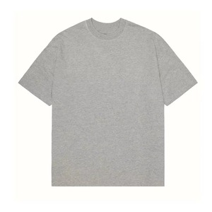 T-shirt col rond coupe classique personnalisé de haute qualité 2026 avec logo personnalisé / Manches courtes en coton uni à séchage rapide et respirant pour homme - Product Image 2