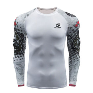 เสื้อรัดรูปออกกำลังกายคุณภาพสูง ผลิตจากผ้าสแปนเด็กซ์และโพลีเอสเตอร์ ขายส่งยอดนิยม เสื้อรัดรูปน้ำหนักเบา - Product Image 1