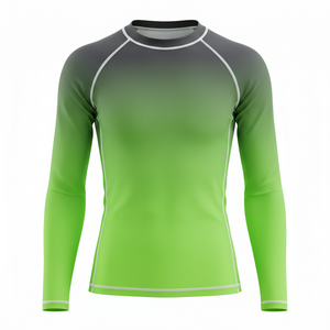 เสื้อรัดรูปแขนยาวแบบยูนิเซ็กซ์สำหรับออกกำลังกาย ครอสฟิต บีเจเจ เอ็มเอ็มเอ็ม ยิวยิตสู ชุดกีฬาสำหรับฝึกซ้อมแบบซับลิเมชั่นสั่งทำได้ - Product Image 1