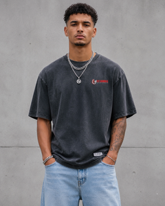 T-shirt Homme Oversize Tie-Dye FLY HUMBLE à Manches Courtes Col Rond Style Urbain en Coton avec Impression de Logo sur le Devant – Vente en Gros - Product Image 6