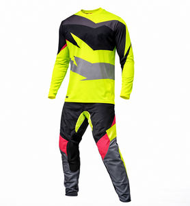 Combinaison de motocross professionnelle personnalisée pour hommes, ensemble respirant de maillot et de pantalon MX, équipement de moto tout-terrain - Product Image 2