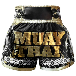กางเกงมวยไทยสำหรับผู้ชายและผู้หญิง กางเกงคิกบ็อกซิ่ง กางเกงชกมวย กางเกงฝึกซ้อมศิลปะการต่อสู้และกางเกงต่อสู้ - Product Image 1