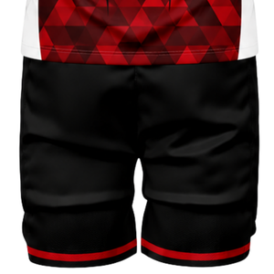 Ensemble de vêtements de sport pour hommes, uniforme de volley-ball sublimé rouge et noir, manches longues, polyester léger, vêtements de compétition pour équipe - Product Image 6