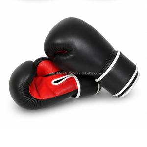 Gants de boxe professionnels sur mesure de haute qualité en cuir véritable, respirants, légers, avec fermeture auto-agrippante - Product Image 2