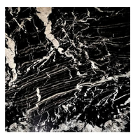 Marbre noir emblématique, pierre naturelle polyvalente pour les murs de construction, les projets commerciaux, les entrées, les extérieurs, les chambres, les salles de bain, les couloirs