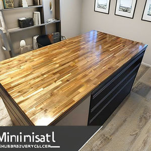 EFS Water Resistant Finger Jointed Boards Light Color Premium Rubberwood Traditional Indoor <b>Table</b> Top Traditional Eco-Friendly - Product Image 1