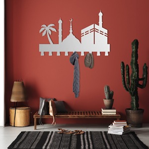 Islamic Inspired Design Gold Finished <b>Wall</b> <b>Key</b> <b>Hook</b> Suitable For Housewarming Gift For New Home Owners Handcrafted From India - Product Image 4