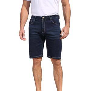 Pantalones Cortos de Mezclilla Vintage Y2K para Hombre al por Mayor, Lavado Claro, Pierna Recta, Cintura Media, Casuales de Verano, Tejido de Algodón Transpirable, OEM ODM - Product Image 6