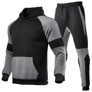 Conjunto Deportivo Personalizado de 2 Piezas en Algodón Estampado, Unisex, Sudadera con Capucha Negra y Pantalones Jogger, Transpirable, Informal, OEM - Product Image 4