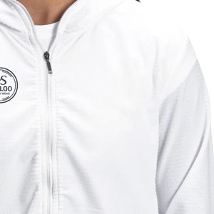 Athletic Printed Knitted Mesh <b>Women's</b> Jacket Customized Color Thick Waterproof Breathable Full Zip Sports Jacket Eco-Friendly - Product Image 3
