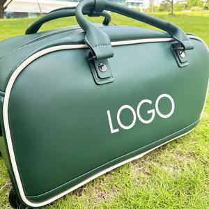Bolsa de Golf Portátil al por Mayor, de Cuero PU, Impermeable, con Cierre de Cremallera, Tipo Boston, en Stock - Product Image 2