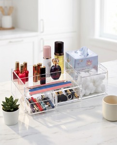 Boîte de rangement pour sachets de thé en acrylique transparent multifonctionnelle pour un organisateur moderne et écologique pour un rangement efficace et une présentation élégante - Product Image 3