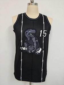 Maillot de basket-ball personnalisé pour hommes, sans manches, en mesh, pour l'entraînement sportif, uniforme d'équipe personnalisé - Product Image 2
