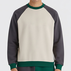 Sudadera de manga larga con cuello redondo para hombre, corte holgado, informal, de color sólido, a precio económico. - Product Image 1