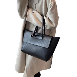 Bolso de Mano Grande de Diseño para Mujer, Bolso Cruzado de Cuero PU, Bolso de Compras Compuesto de Gran Capacidad y a la Moda - Product Image 1