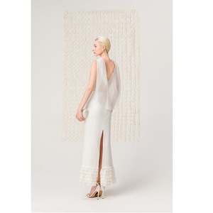 Nueva Tendencia 2026: Blusas Elegantes de Cuello Alto SORENZA LAYERED CAPE para Mujer, Corte Ajustado, ODM, Tallas Grandes - Product Image 1