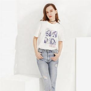 Print Design t Shirts Female Stylish Plain Female T-shirts for Woman - Product Image 5