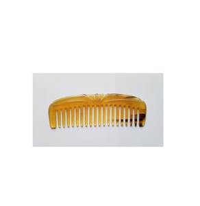 Peine de cuerno natural para el cuidado del cabello, desenredante de cabello hecho a mano con borde suave para hombres y mujeres, antiestático, profesional - Product Image 1