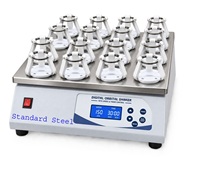 Agitateur rotatif pour flacons de laboratoire, machine de mélange de laboratoire, agitateur rotatif pour flacons de laboratoire 0-350 tr/min avec contrôle numérique de la vitesse et du minuterie