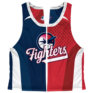 Uniformes Personalizados de Lacrosse de Alta Calidad, 100% Poliéster Transpirable, Logotipo del Equipo con Transferencia Térmica, Malla, Estilo Nueva York - Product Image 4