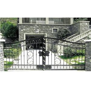 Porte extérieure à double battant KHP - Fer forgé durable, plaqué zinc, montage facile, utilisation en extérieur - Product Image 2