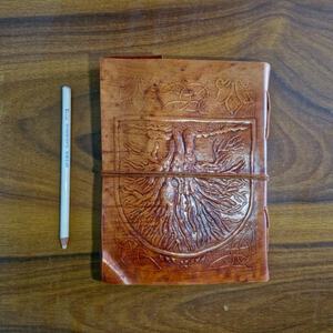 Usine produit des carnets personnalisés A5 en cuir souple avec couverture rigide, papier intérieur, planificateur avec reliure cousue pour accessoires cadeaux - Product Image 1