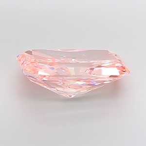 เพชรทรงสี่เหลี่ยมผืนผ้า เจียระไนแบบเรเดียนท์คัท คุณภาพพรีเมียม สีแฟนซีสดใส ความสะอาดระดับ VS1 ผลิตด้วยเทคนิค CVD ของ Jk Creation รับรองโดย IGI ผลงานชิ้นเอกแห่งความหรูหราอย่างมีคุณค่า - Product Image 3