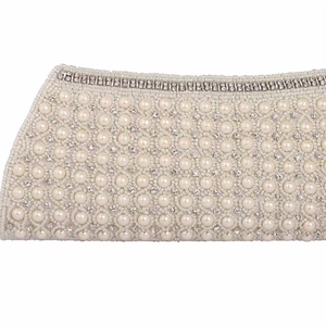 กระเป๋าคลัทช์สุดหรูสำหรับผู้หญิงกระเป๋าคลัทช์พร้อมกระดุมผ้าไหมและวัสดุซาตินโลหะสำหรับงานปาร์ตี้ - Product Image 6