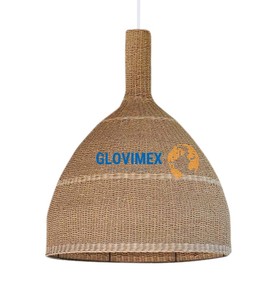 Abat-jour de plafond en jonc de mer hautement recommandé, abat-jour suspendu en fibre naturelle durable - Product Image 6