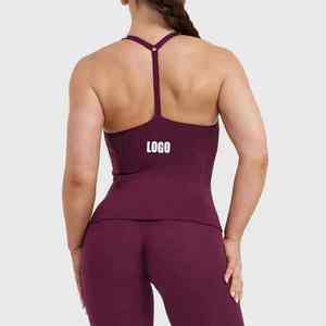 Ensemble de vêtements de sport OEM 2026 en 2 pièces, leggings à manches longues, ensemble de vêtements de yoga sans couture, ensemble de yoga personnalisé pour femmes - Product Image 3