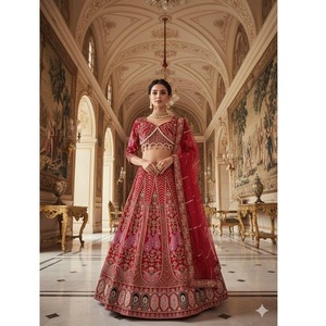 Premium Quality Women Blue Paithani Silk Lehenga Choli Designer Dupatta for Wedding Available At Best Price - Product Image 1