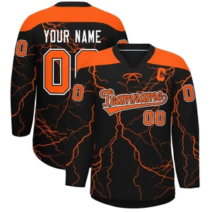 Maillot de hockey personnalisé avec graphismes en sublimation intégrale pour les clubs, les écoles et la mise en valeur de l'image de l'équipe - Product Image 1